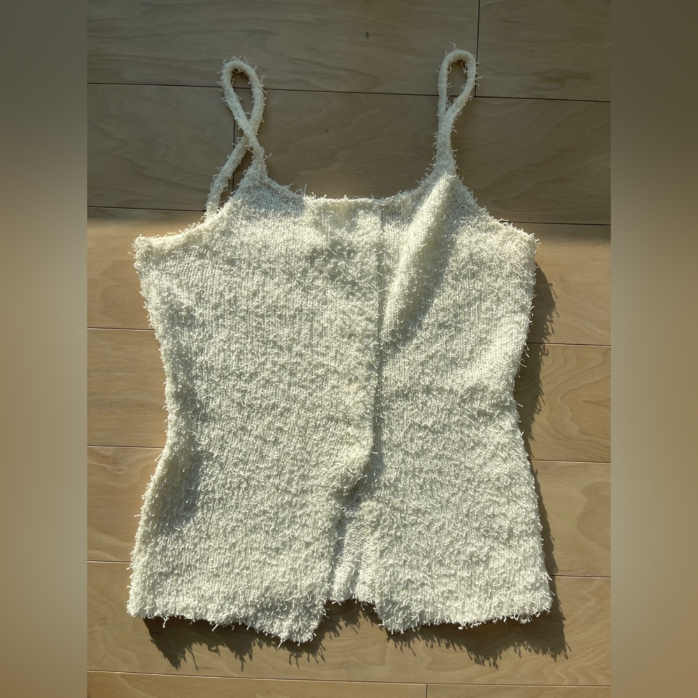 ☁️ More to Come Cream Textured Sweater